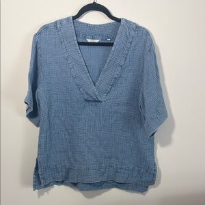 Faherty Dune Cotton Gauze Popover Women’s Medium